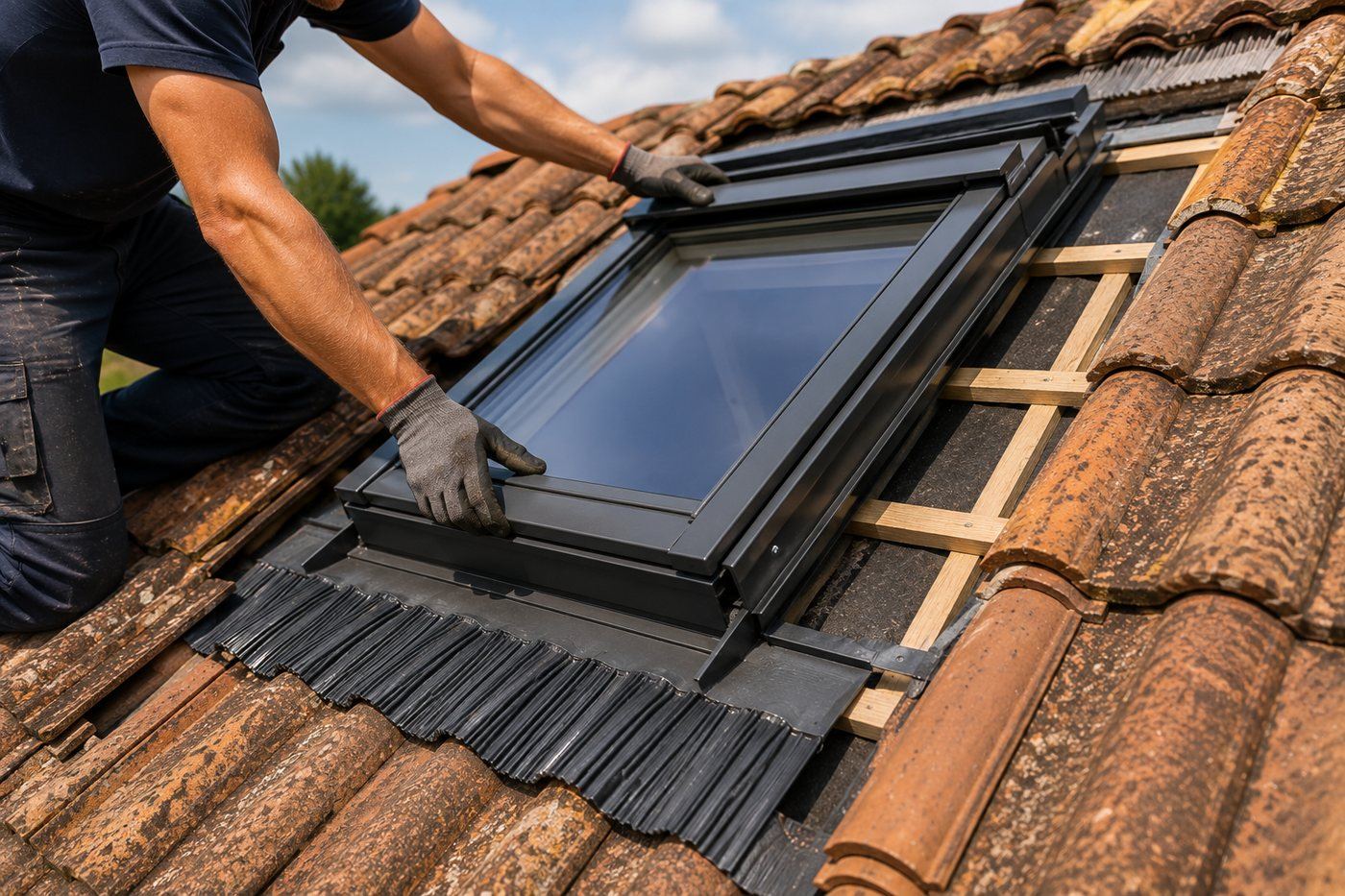 Installation et remplacement de Velux — Couvreur Maçon 33, couvreur & maçon à Mérignac